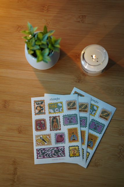 Samolepky "stamps" | Trochu hezčí