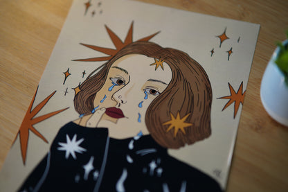 Print Even the Stars Cry Sometimes A4 | Trochu hezčí