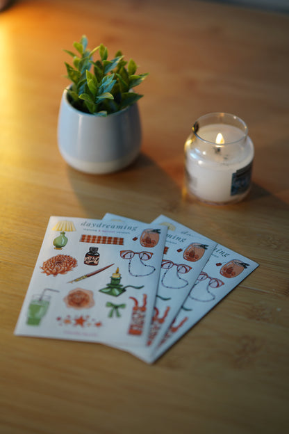 Samolepky Daydream matcha & apricot version