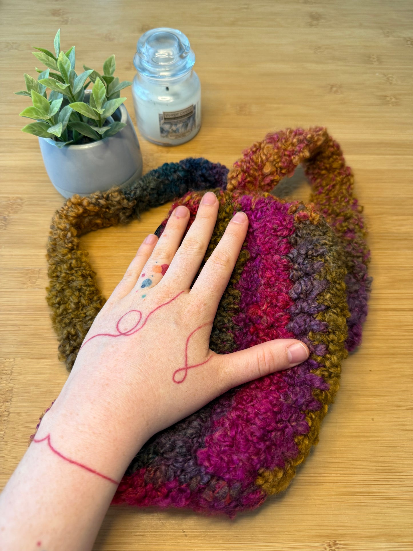 Barevná kabelka se zipem