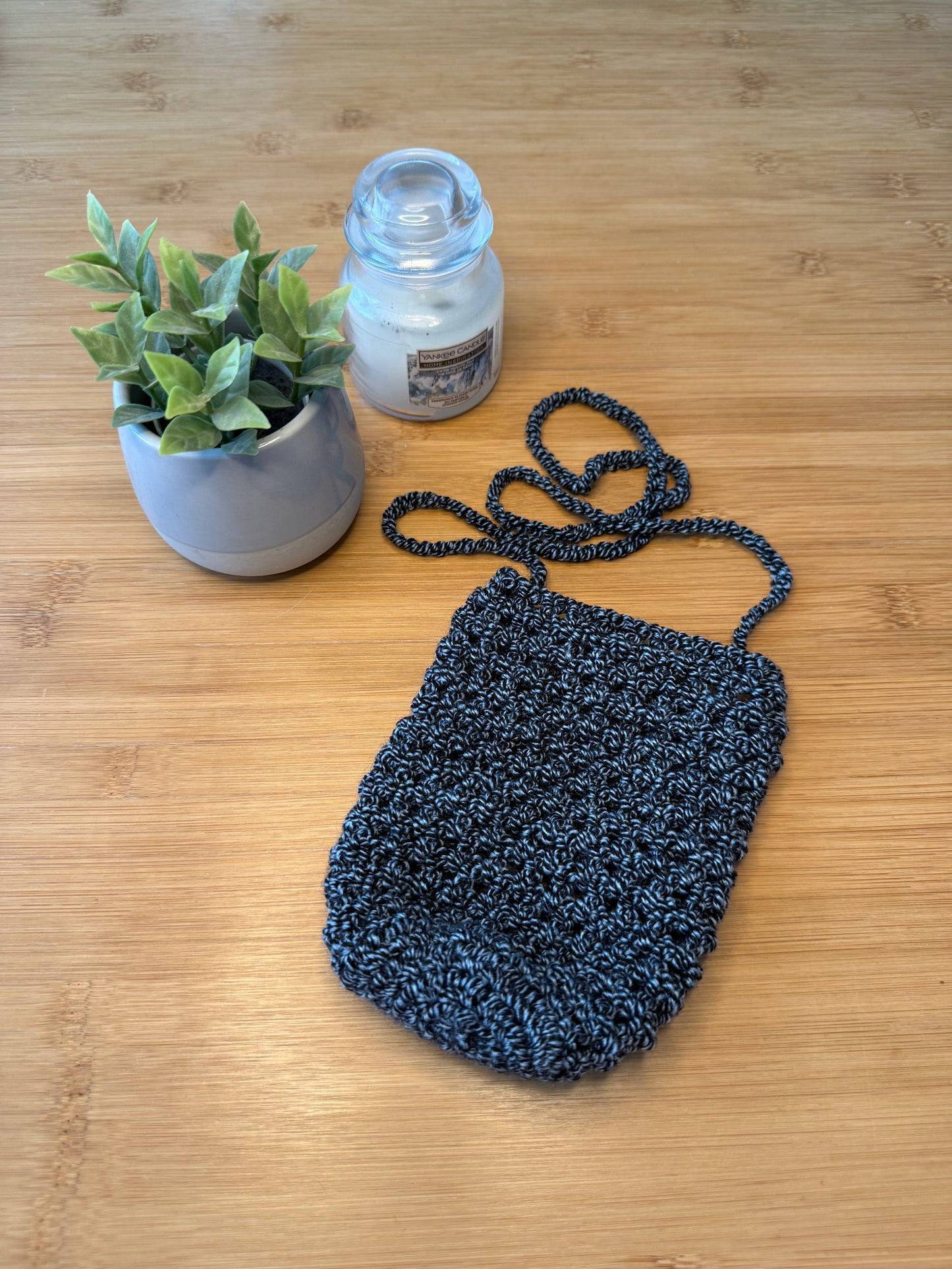 Modrá taška na láhev