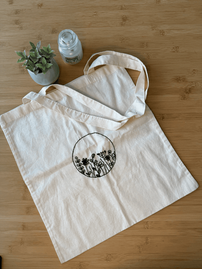 Plátěná taška s výšivkou (dvě varianty)