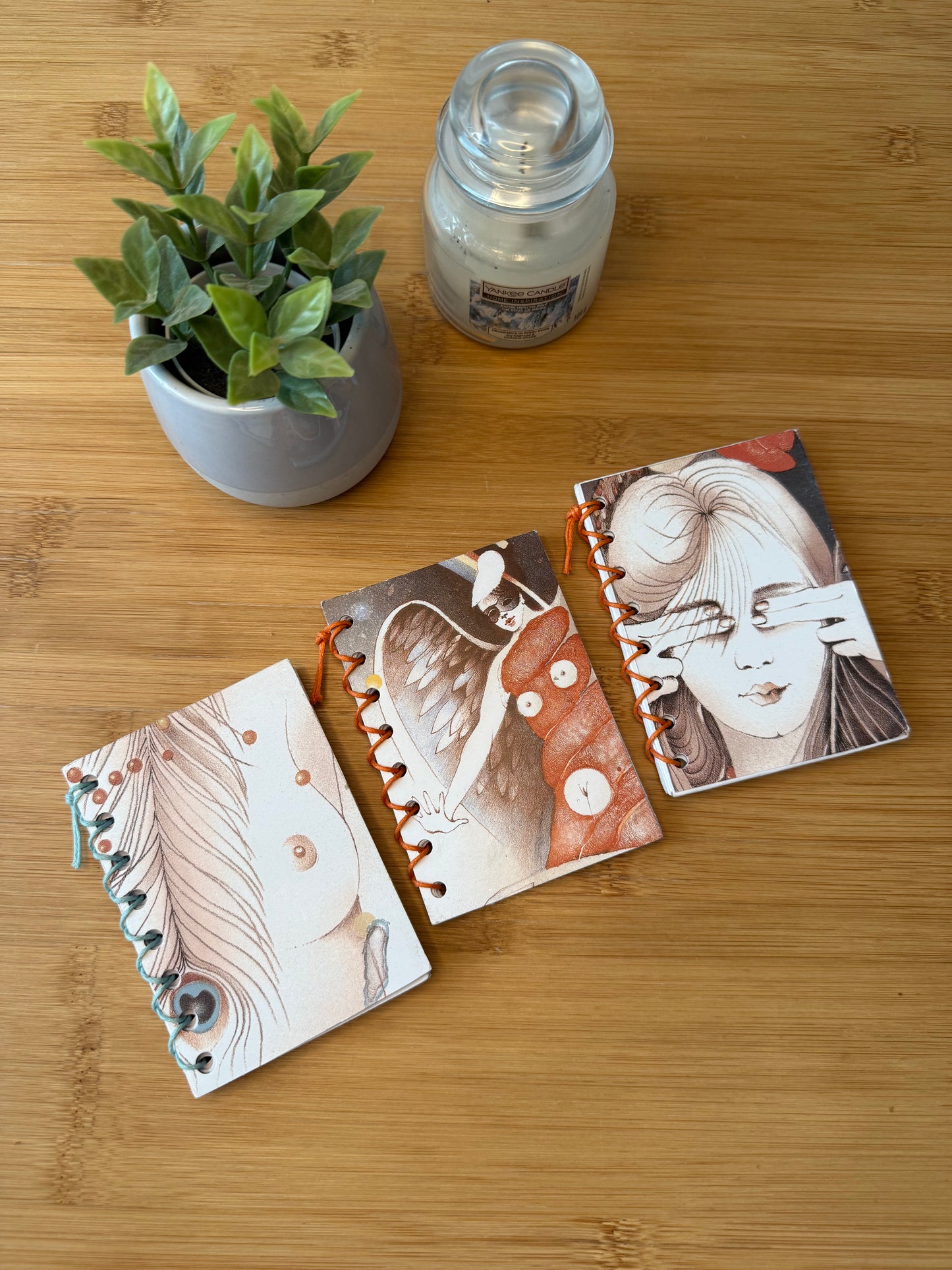 A6 ručně svázaný blok