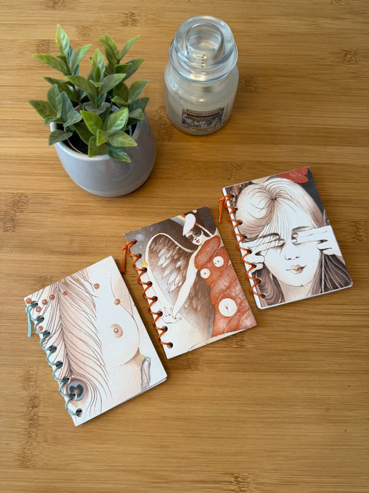 A6 ručně svázaný blok