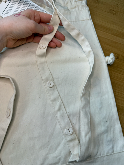 Batoh s výšivkou "Hlavně se z toho nep♡srat"