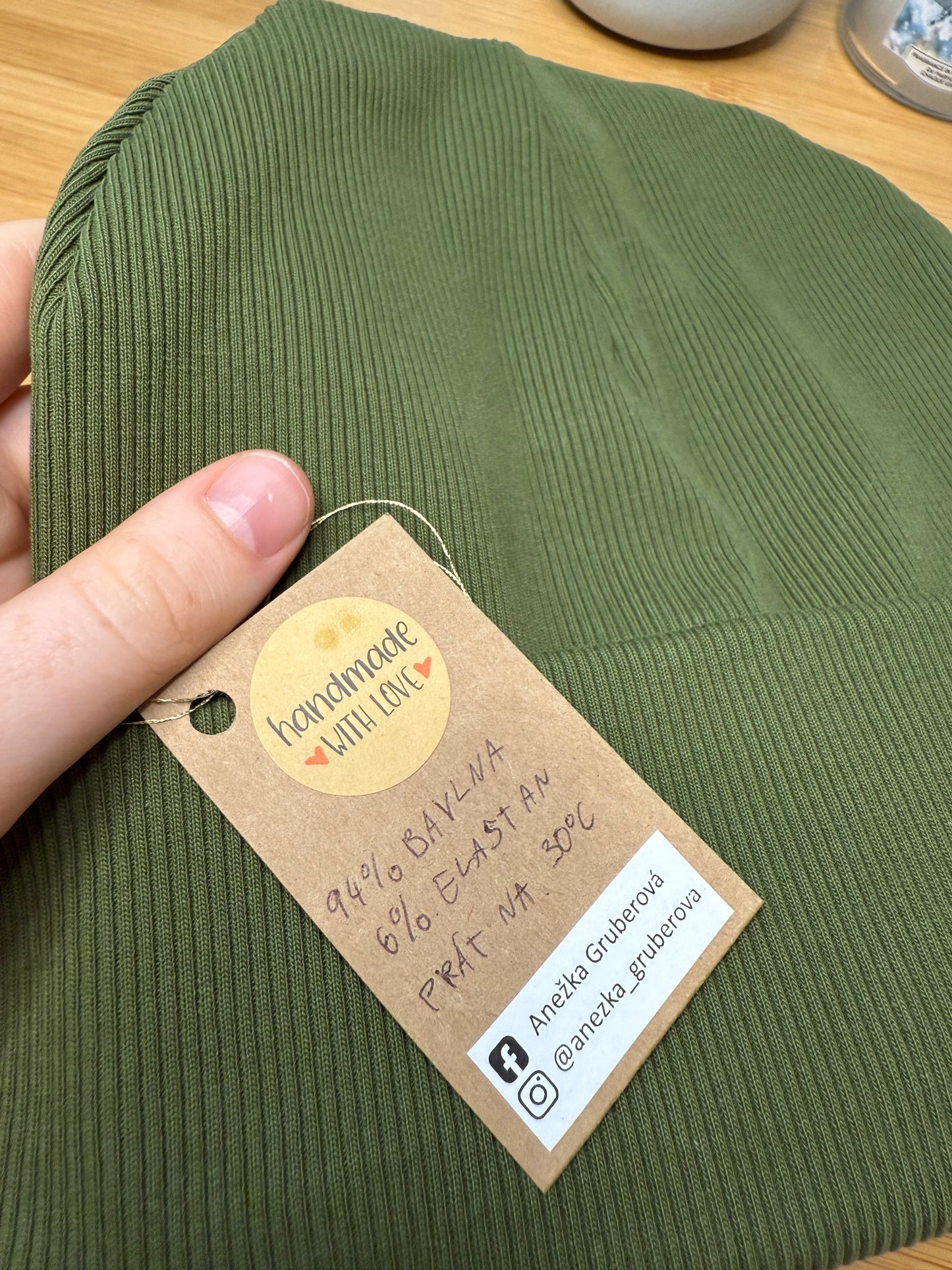 Bavlněná čepice různé barvy