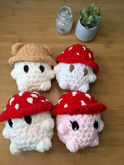 Muchomůrkoví panáčci ručně háčkované hračky