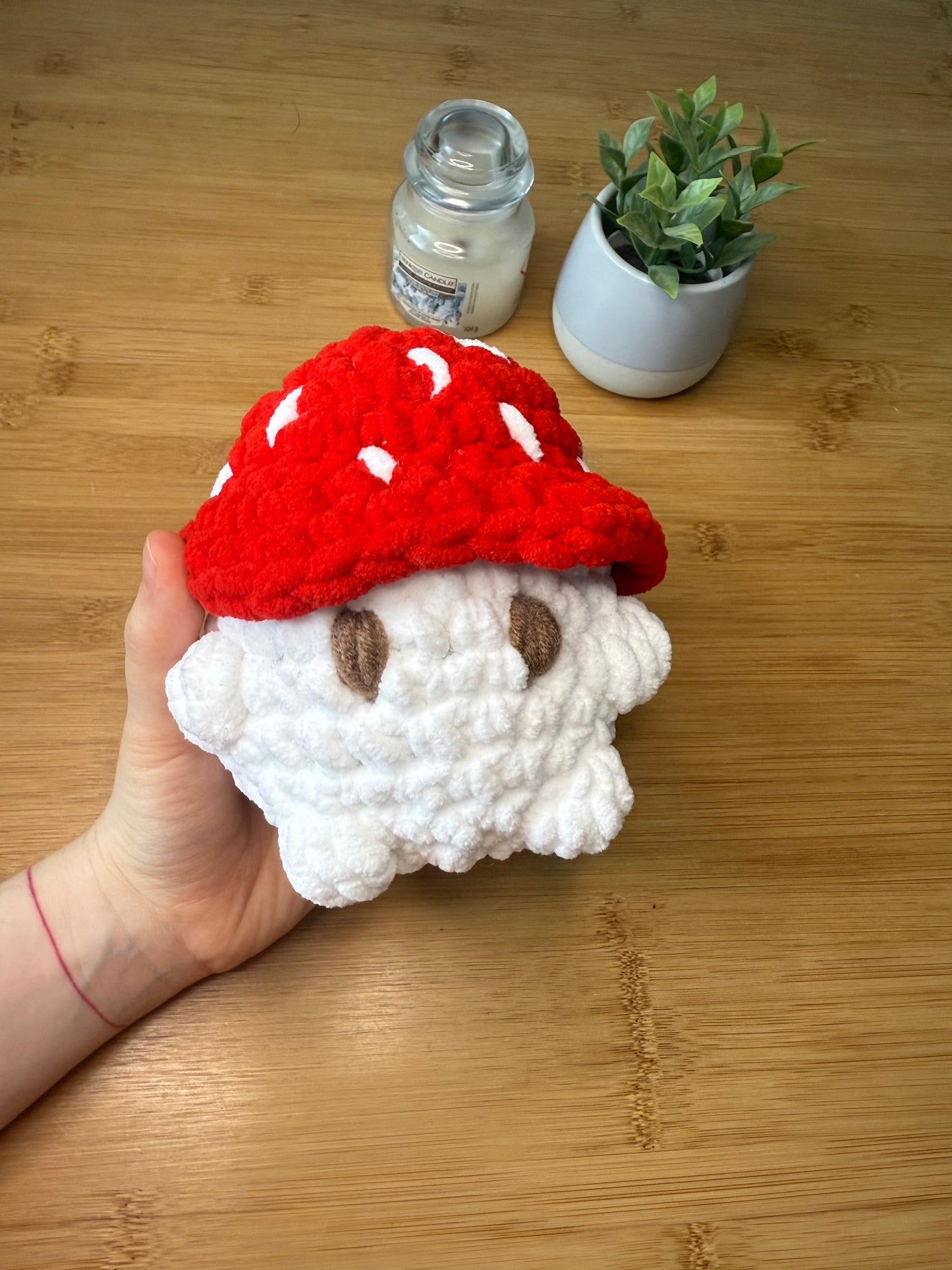 Muchomůrkoví panáčci ručně háčkované hračky