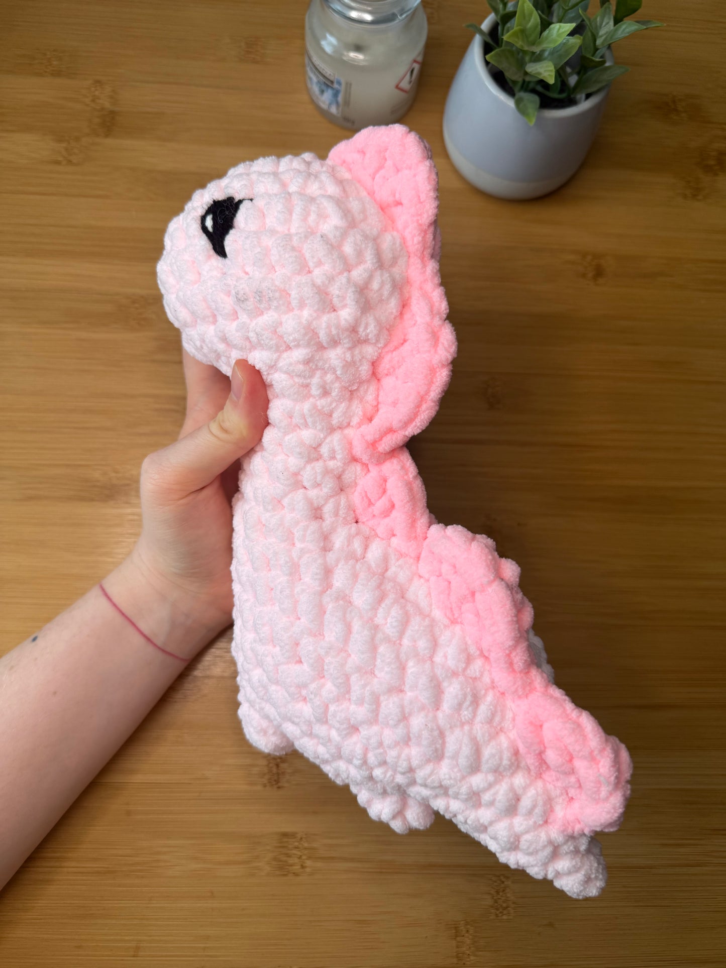 Háčkování dinosauři dva druhy