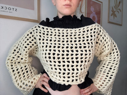 Háčkované bolerko