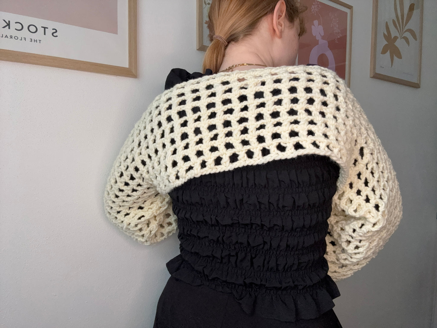 Háčkované bolerko