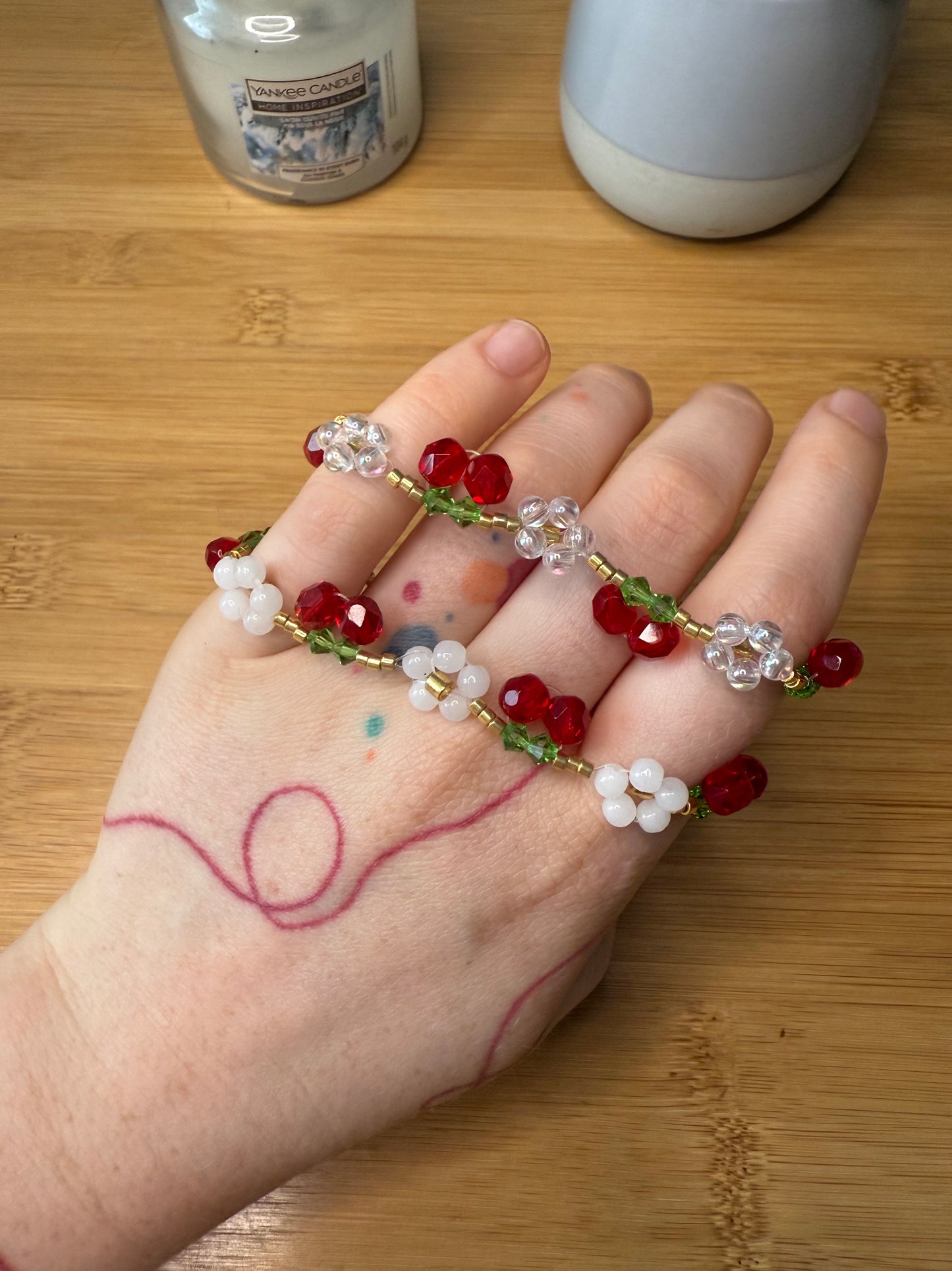 Náramky třešně a květy