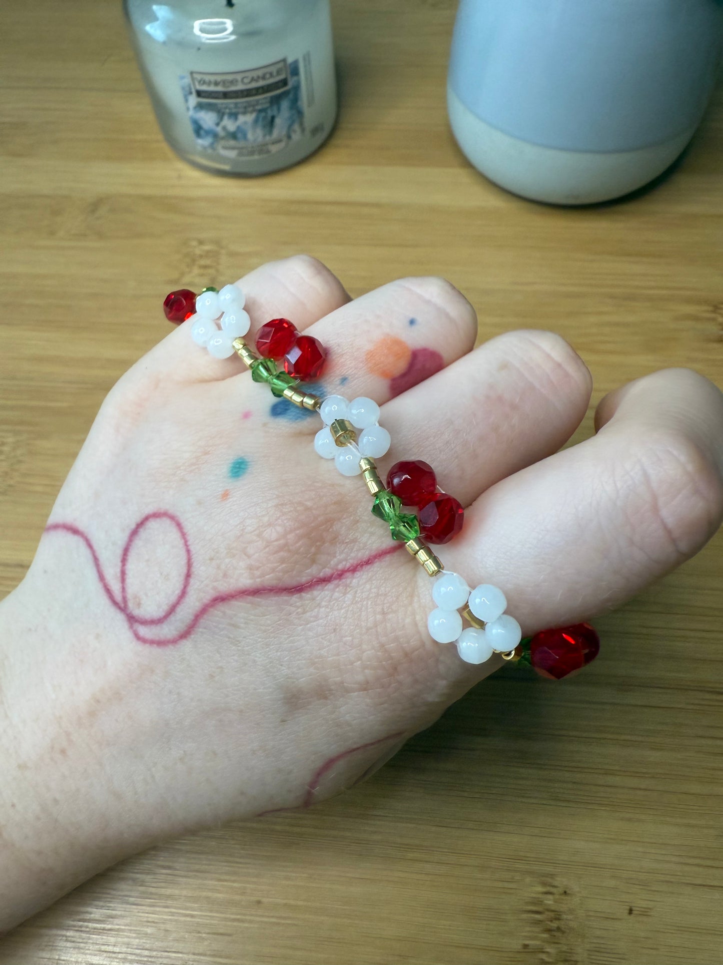 Náramky třešně a květy