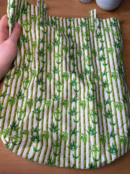 Plátěná taška s bambusem