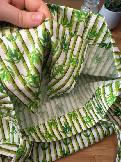 Plátěná taška s bambusem