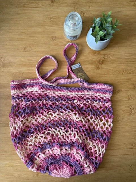 Háčkovaná síťovka (dvě barvy)