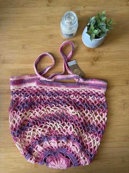 Háčkovaná síťovka (dvě barvy)