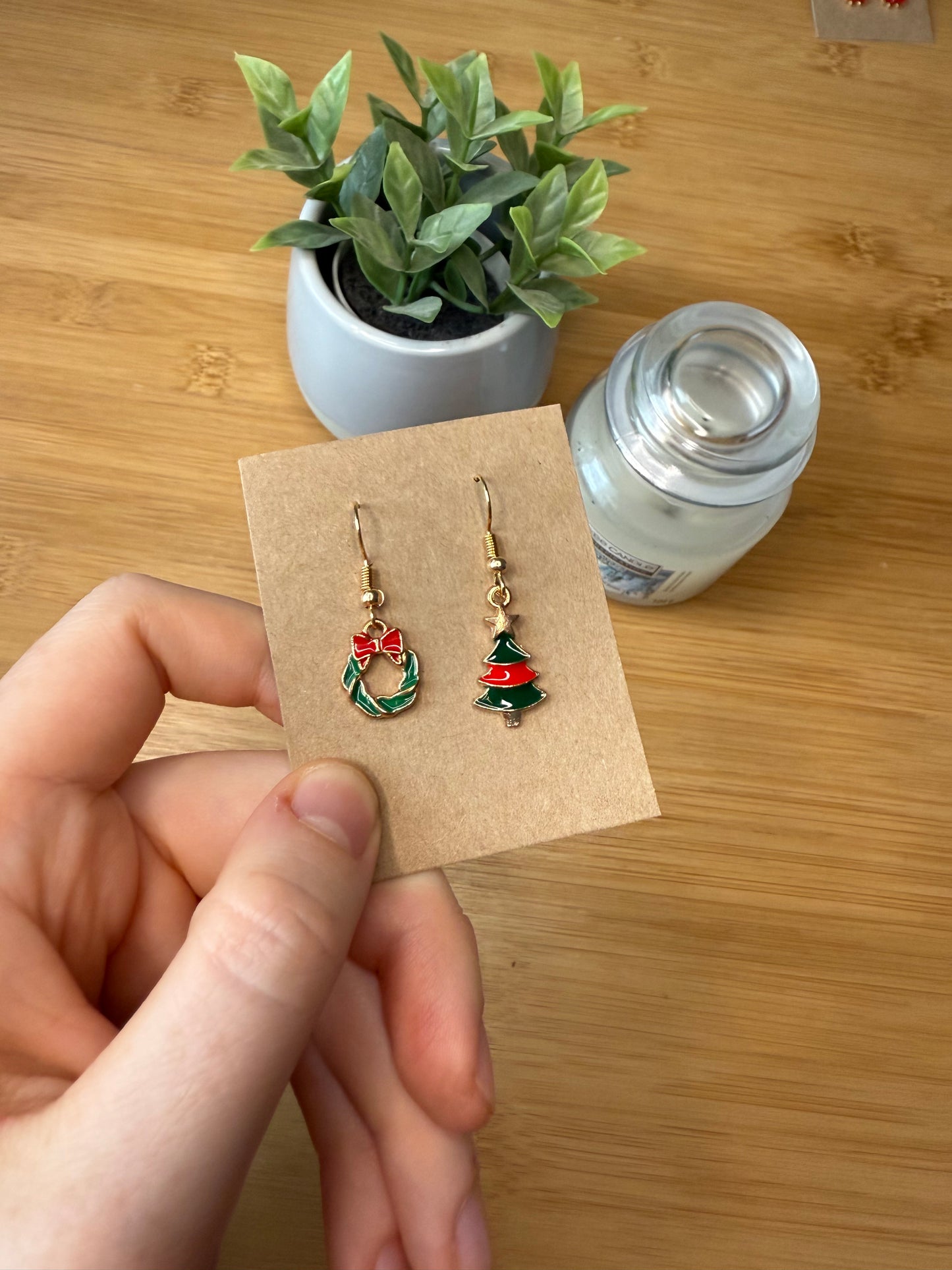 Vánoční náušnice (více druhů)