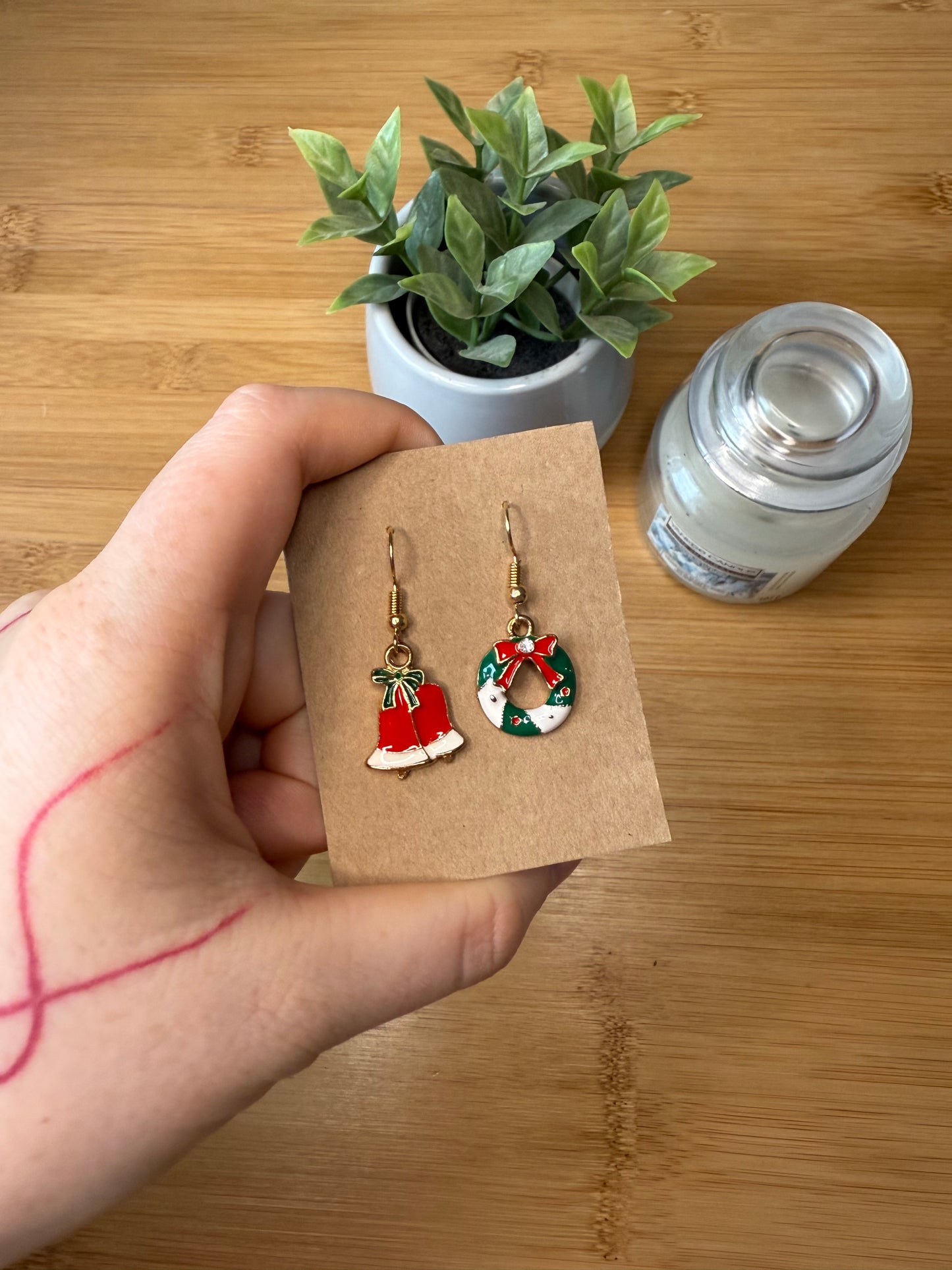 Vánoční náušnice (více druhů)