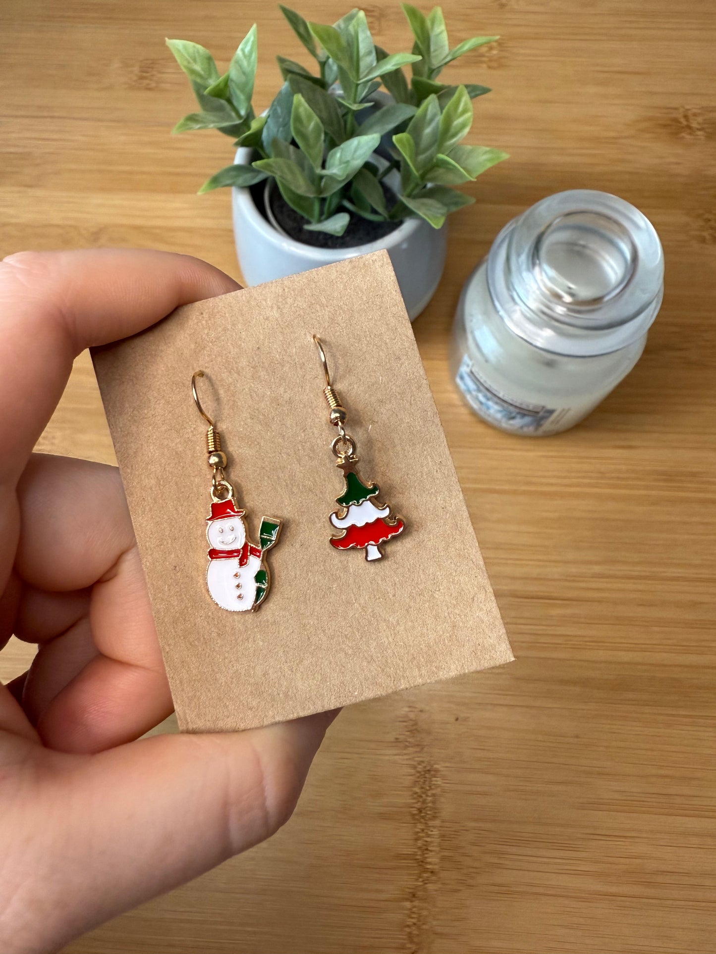 Vánoční náušnice (více druhů)