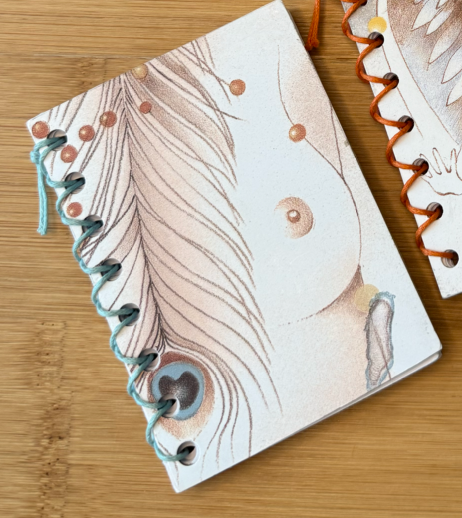 A6 ručně svázaný blok